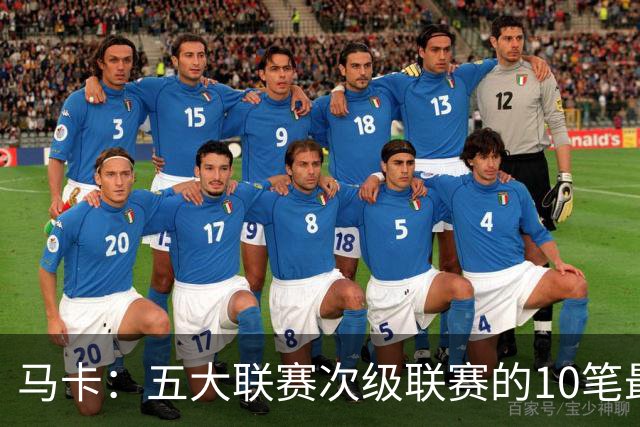 马卡：五大联赛次级联赛的10笔最贵出售全部来自英冠